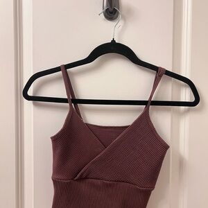 Ribbed Crop Tank Top